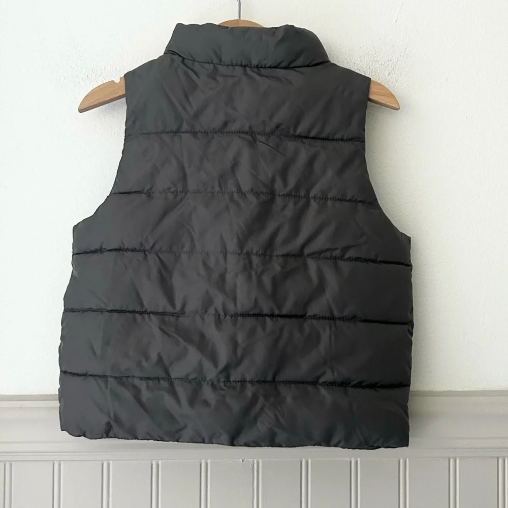 GAP Kids Boys 2T Gray Puffer Vest